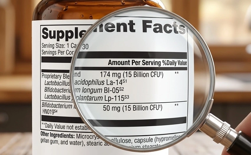 No Proprietary Blends